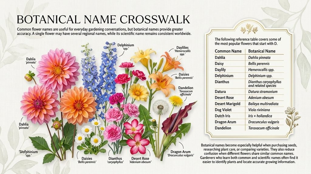 Botanical Name Crosswalk