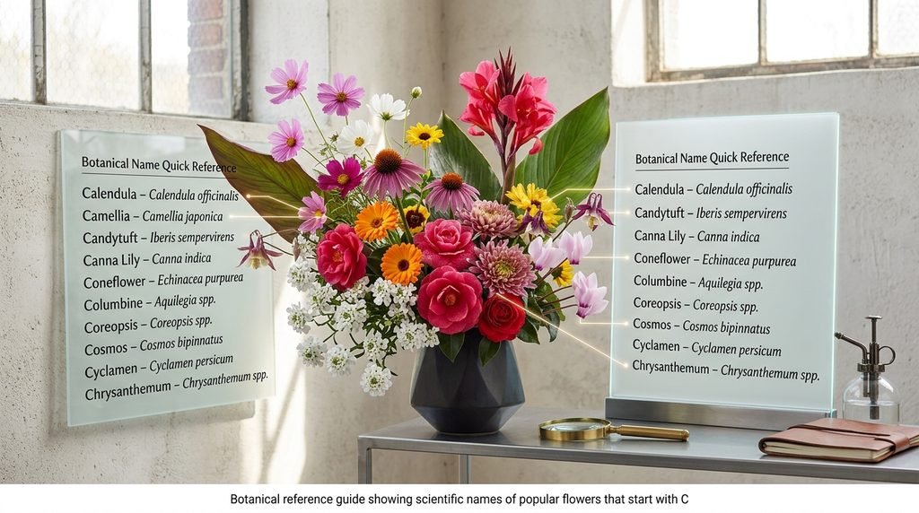 Botanical Name Quick Reference