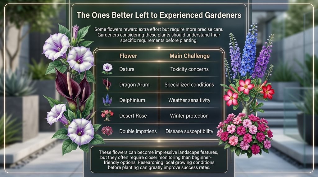 The Ones Better Left to Experienced Gardeners