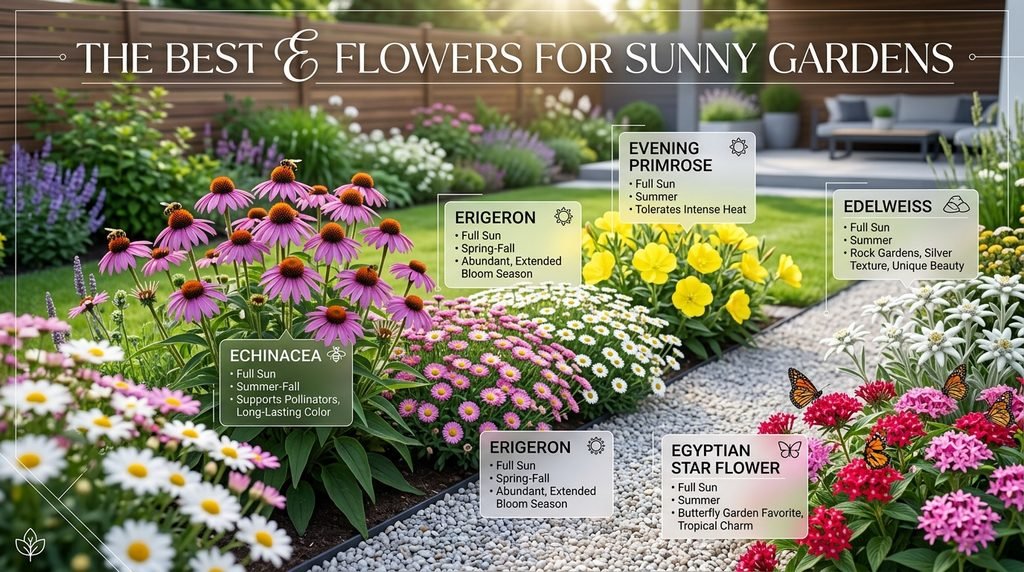 The Best E Flowers for Sunny Gardens