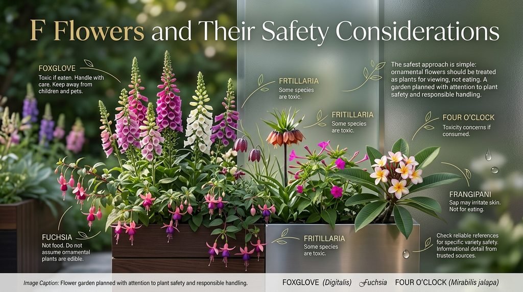 F Flowers and Their Safety Considerations