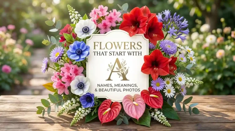 Beautiful flowers that start with A names and meanings