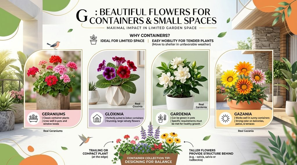 G Flowers for Containers and Small Spaces