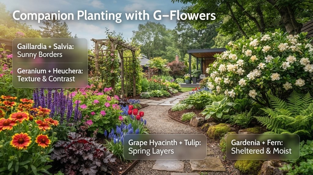Companion Planting: G Flowers That Work Well Together