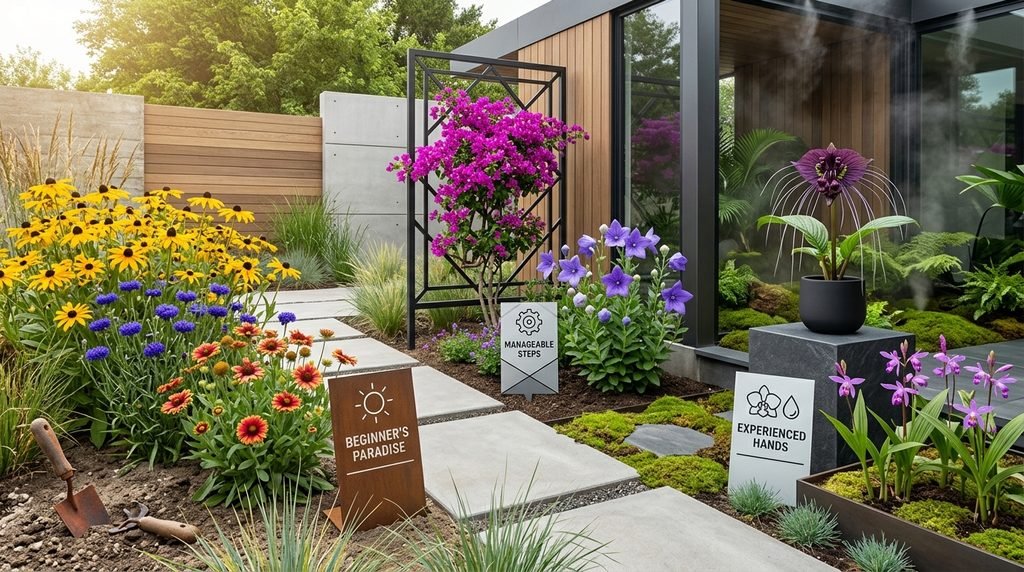 Matching B-Flowers to Gardening Experience