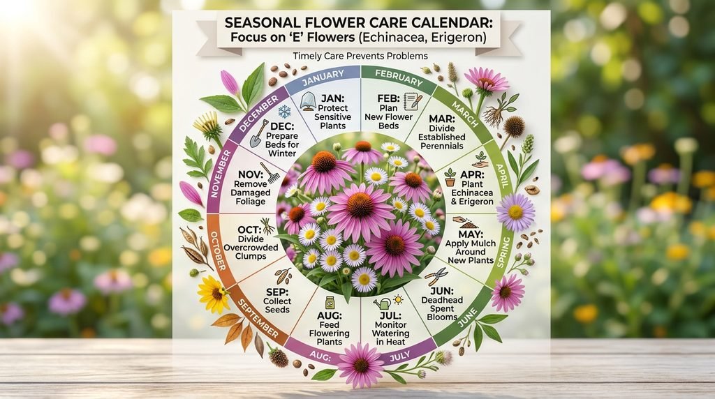 Seasonal Flower Care Calendar