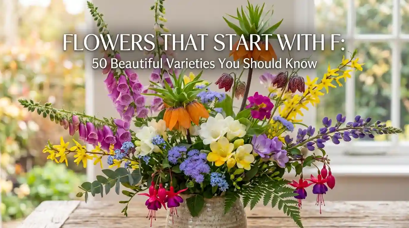 50 beautiful flowers that start with F with names and pictures