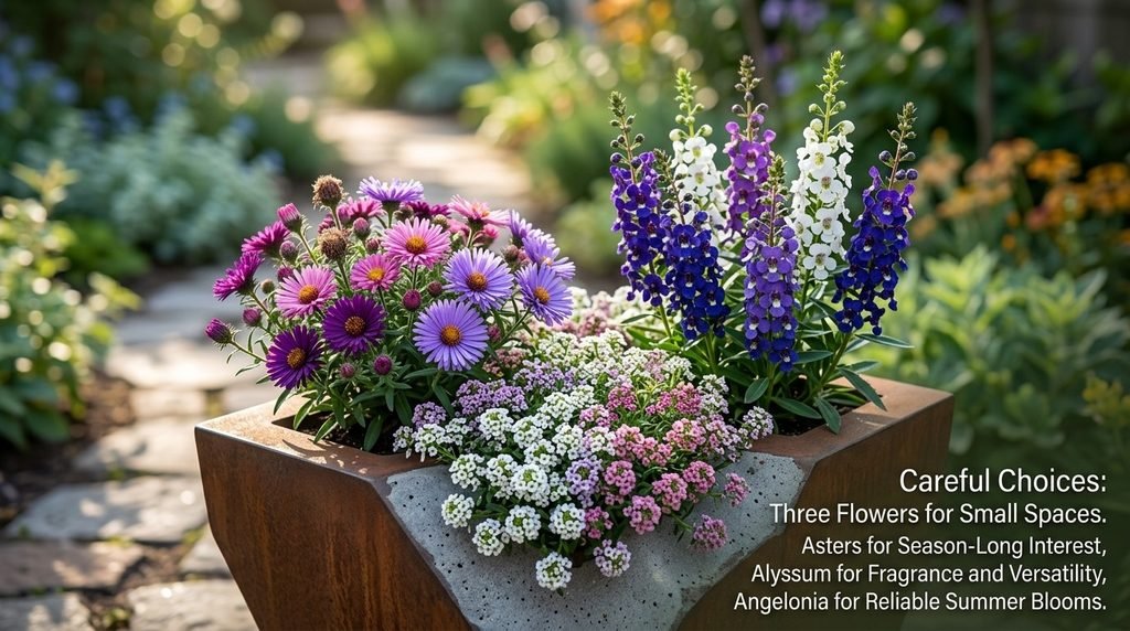 If Space Exists for Only Three Flowers