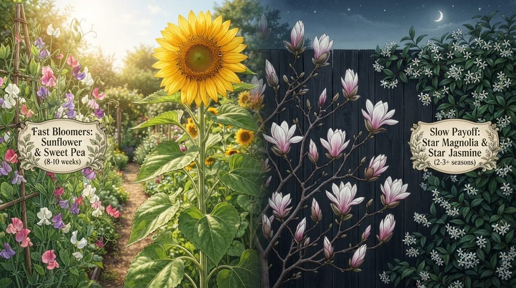 Fast Bloomers Versus Slow Payoff