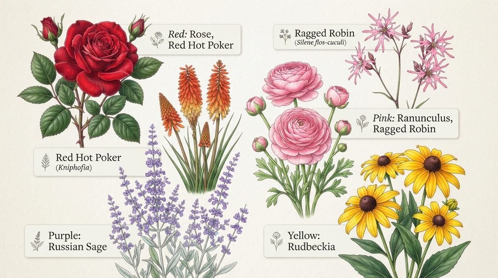 Sorting These Flowers by Color