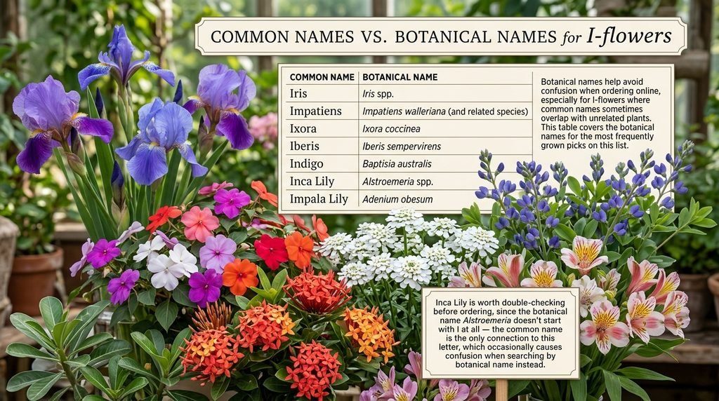 Common Names vs. Botanical Names