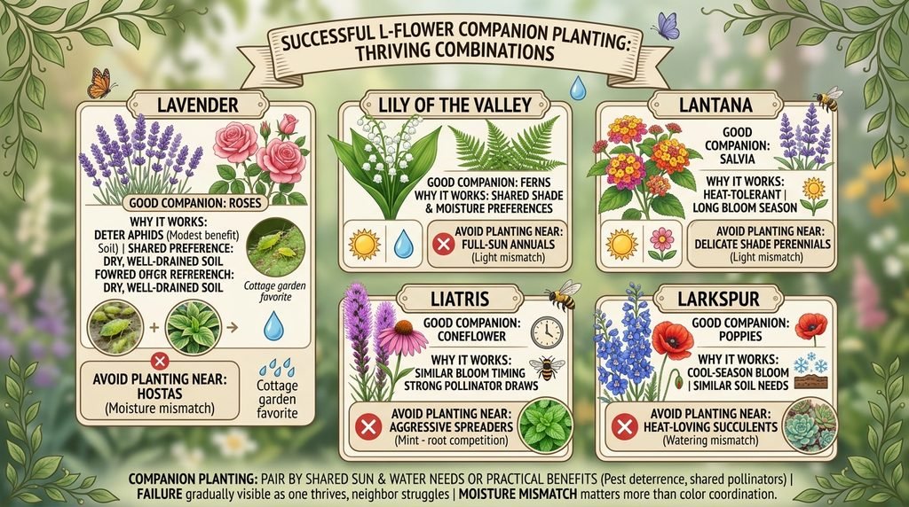 Pairing L-Flowers With Good Neighbors