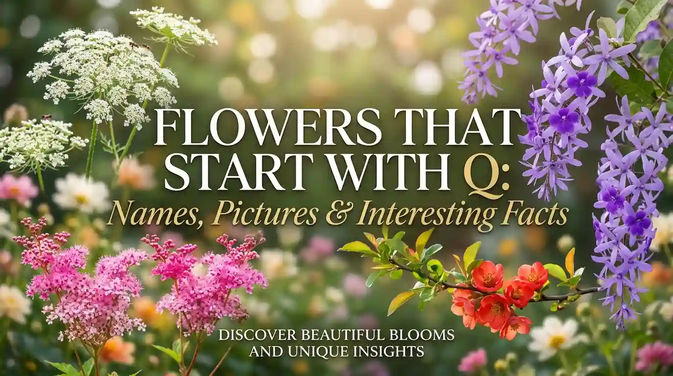 Flowers that start with Q with names, pictures, and interesting facts