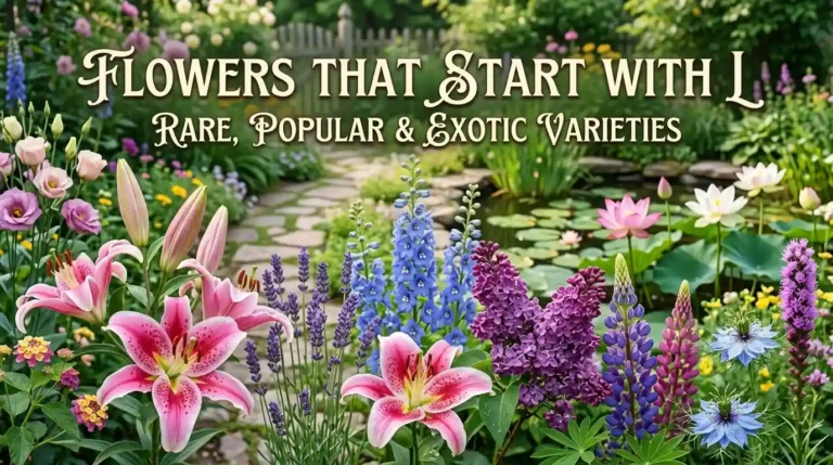 Flowers that start with L including rare, popular, and exotic flower varieties