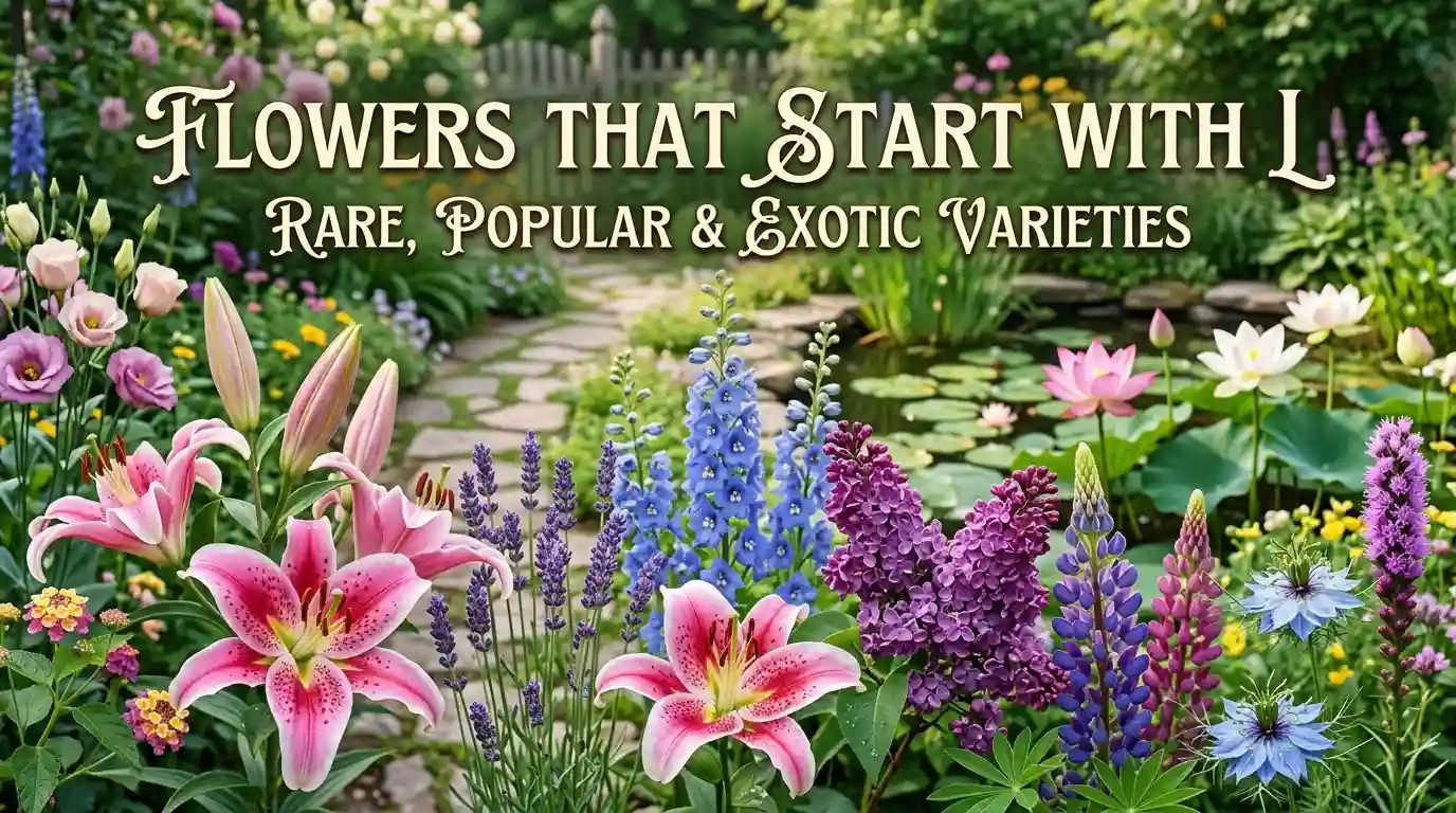 Flowers that start with L including rare, popular, and exotic flower varieties