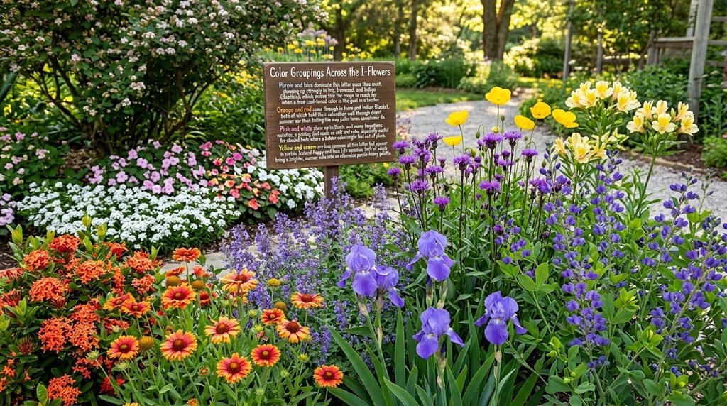 Color Groupings Across the I-Flowers