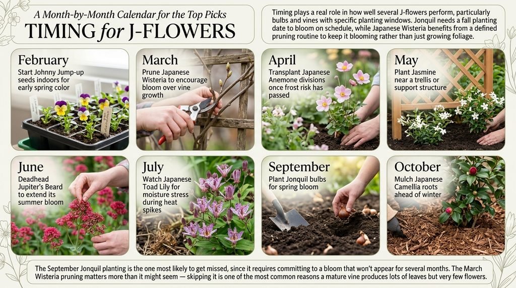 A Month-by-Month Calendar for the Top Picks