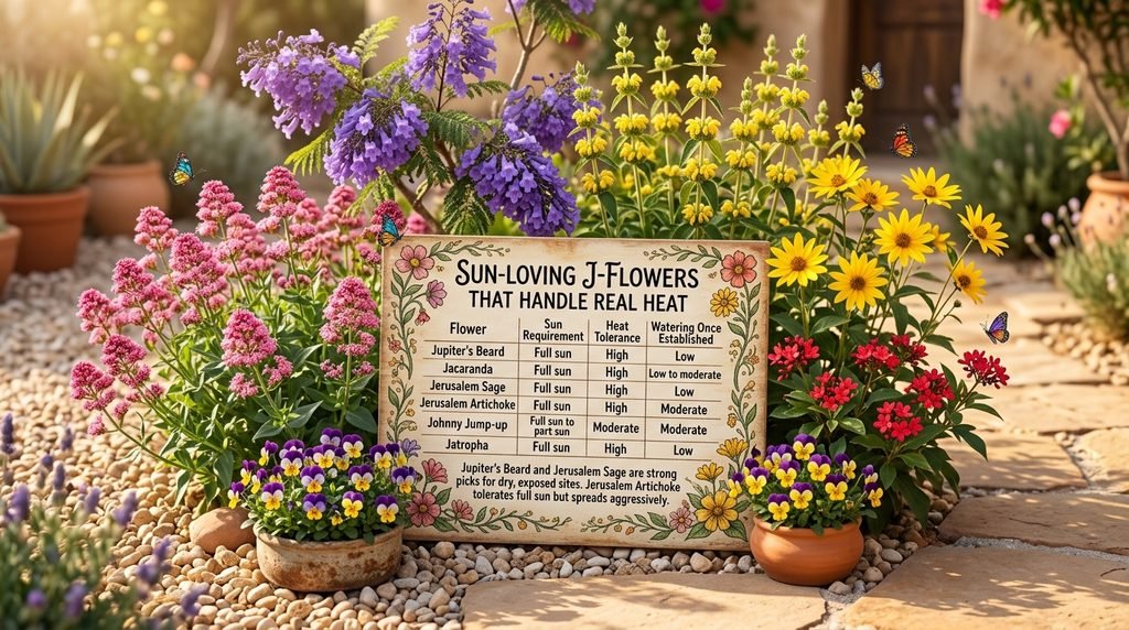 Sun-Loving J-Flowers That Handle Real Heat