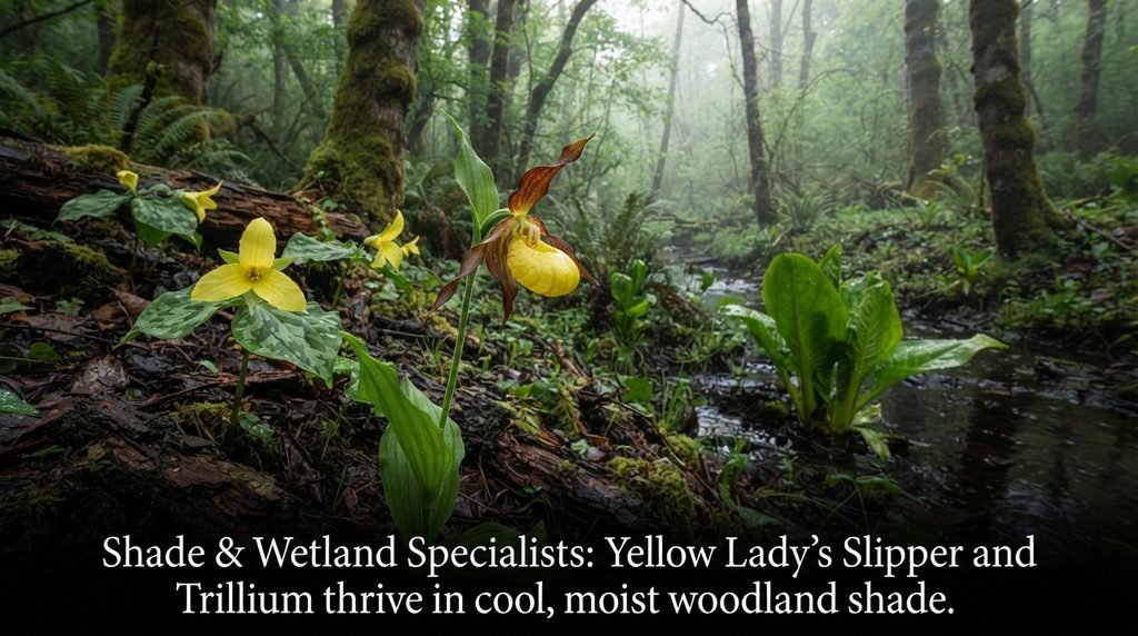 What Tolerates Shade or Consistently Wet Ground