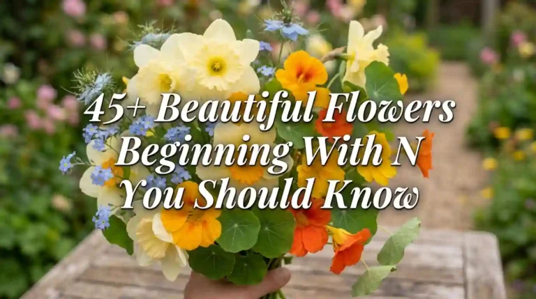 45+ beautiful flowers beginning with N with names and pictures
