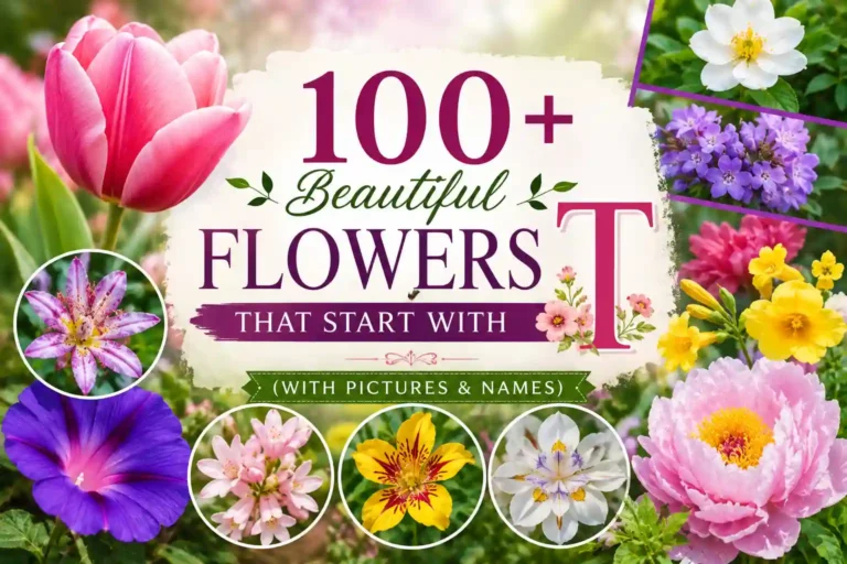 100+ beautiful flowers that start with T with pictures and names