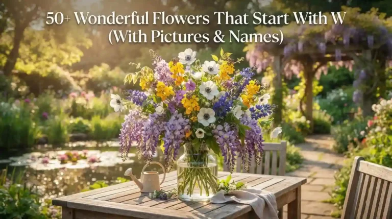 50+ wonderful flowers that start with W with pictures and names
