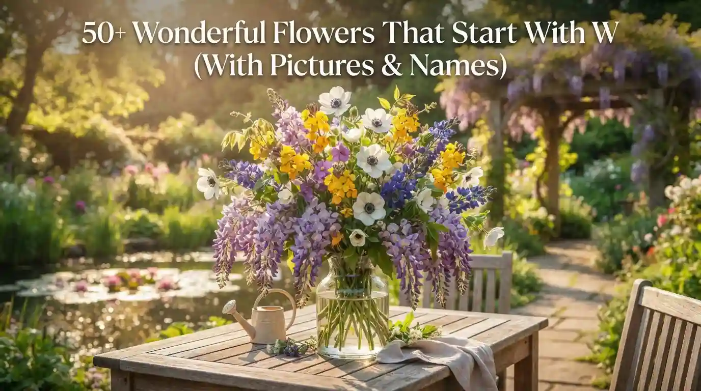 50+ wonderful flowers that start with W with pictures and names
