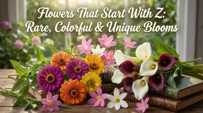 Flowers That Start With Z – Rare, Colorful & Unique Blooms